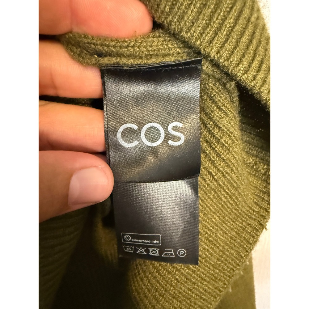 COS Cashmere Sweater Green Size S - Picture 9 of 9